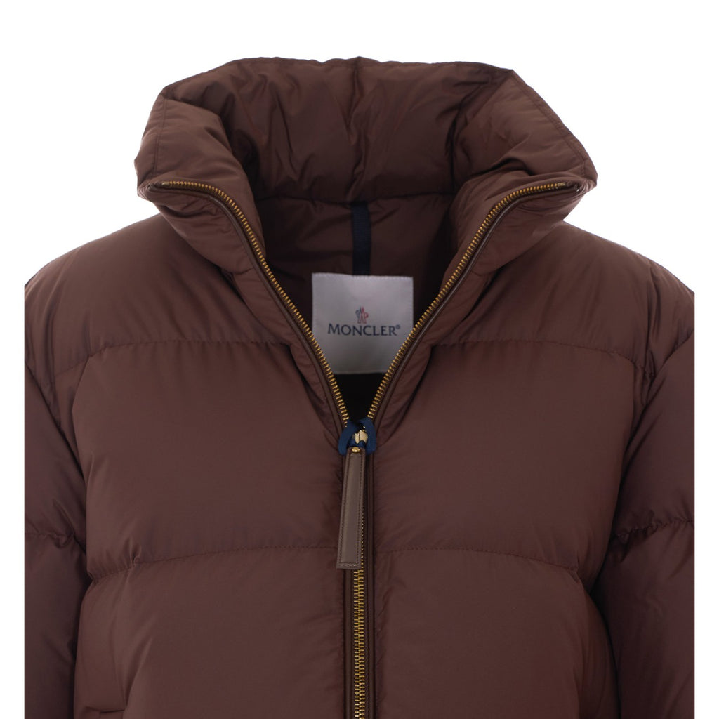 Moncler Women's Vivantesse Down Jacket in Brown - view 4
