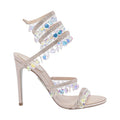 René Caovilla Women's Chandelier Crystal Sandals in Beige - view 1