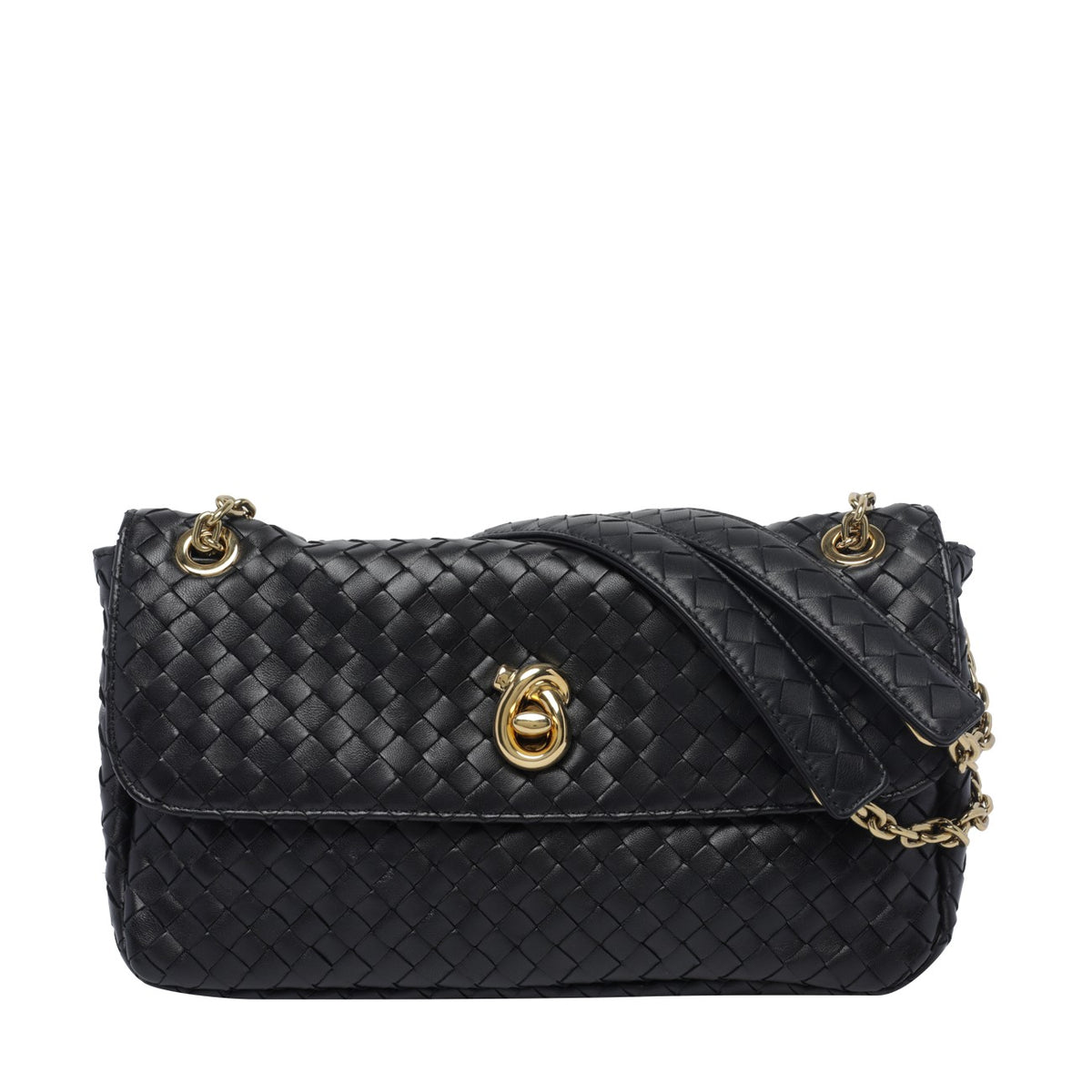 Bottega Veneta Women's Madison Leather Bag in Black - view 1