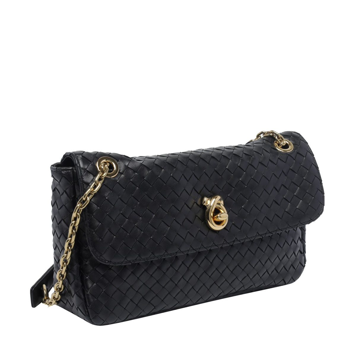 Bottega Veneta Women's Madison Leather Bag in Black - view 2