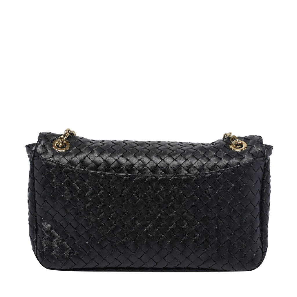 Bottega Veneta Women's Madison Leather Bag in Black - view 3