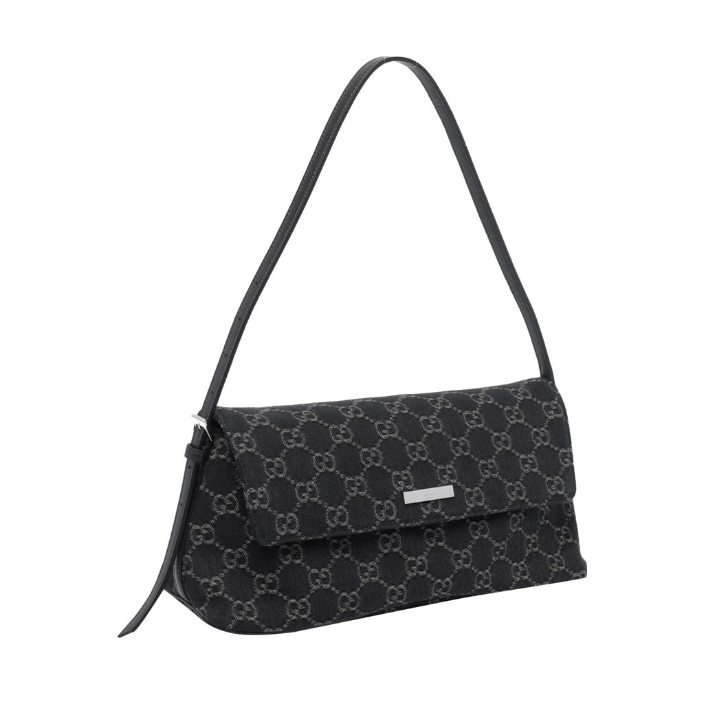 Gucci Women's Madison Canvas Shoulder Bag in Black - view 2