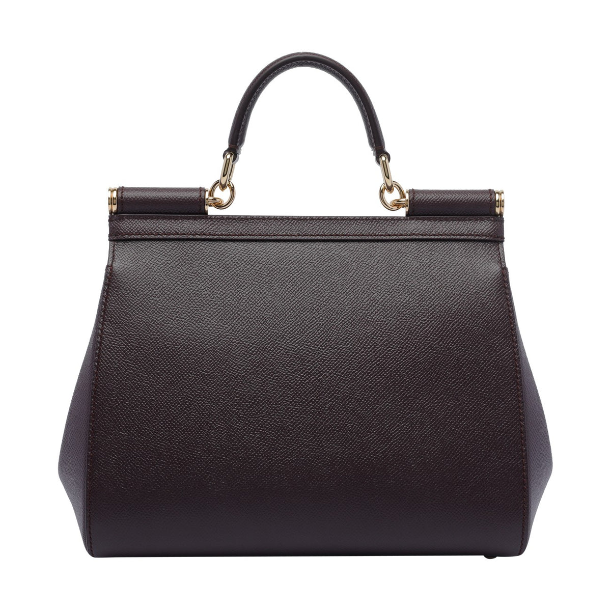 Dolce & Gabbana Large Sicily Leather Bag in Brown - view 3