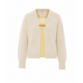 Bottega Veneta Cashmere Cardigan in Ivory - view 1