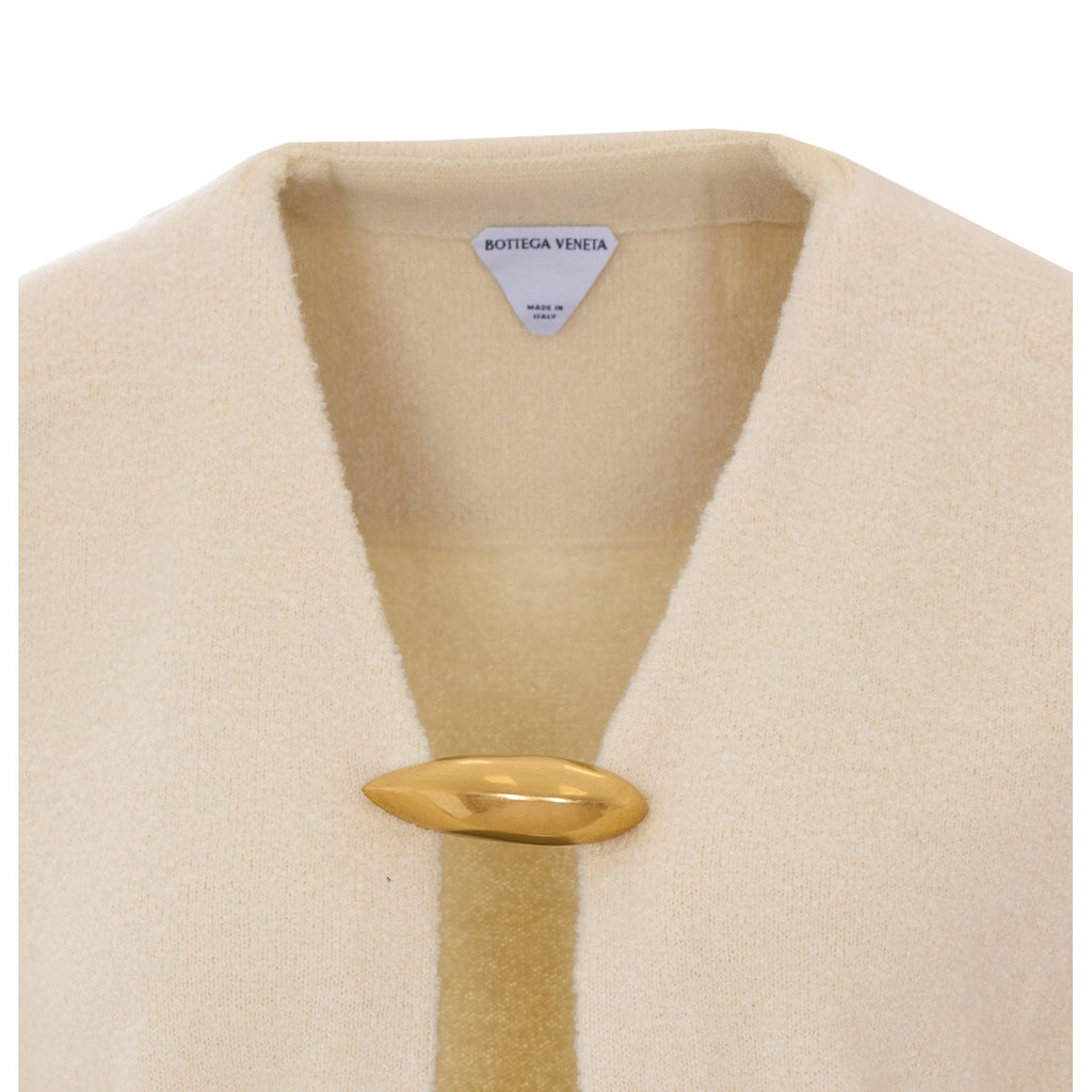 Bottega Veneta Cashmere Cardigan in Ivory - view 4