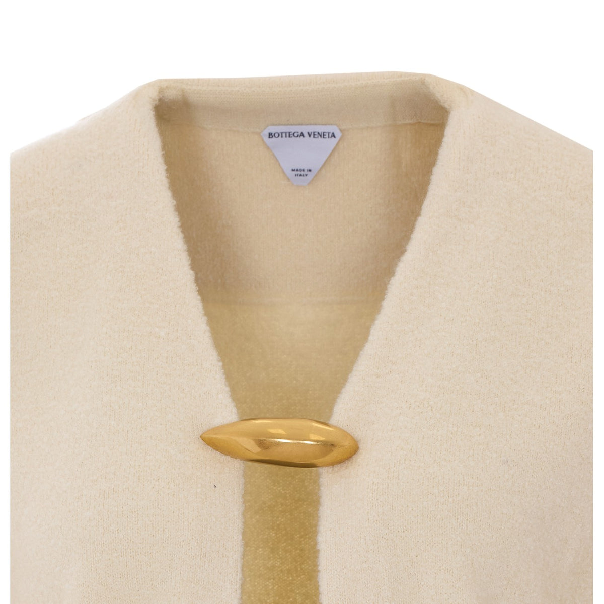 Bottega Veneta Cashmere Cardigan in Ivory - view 4