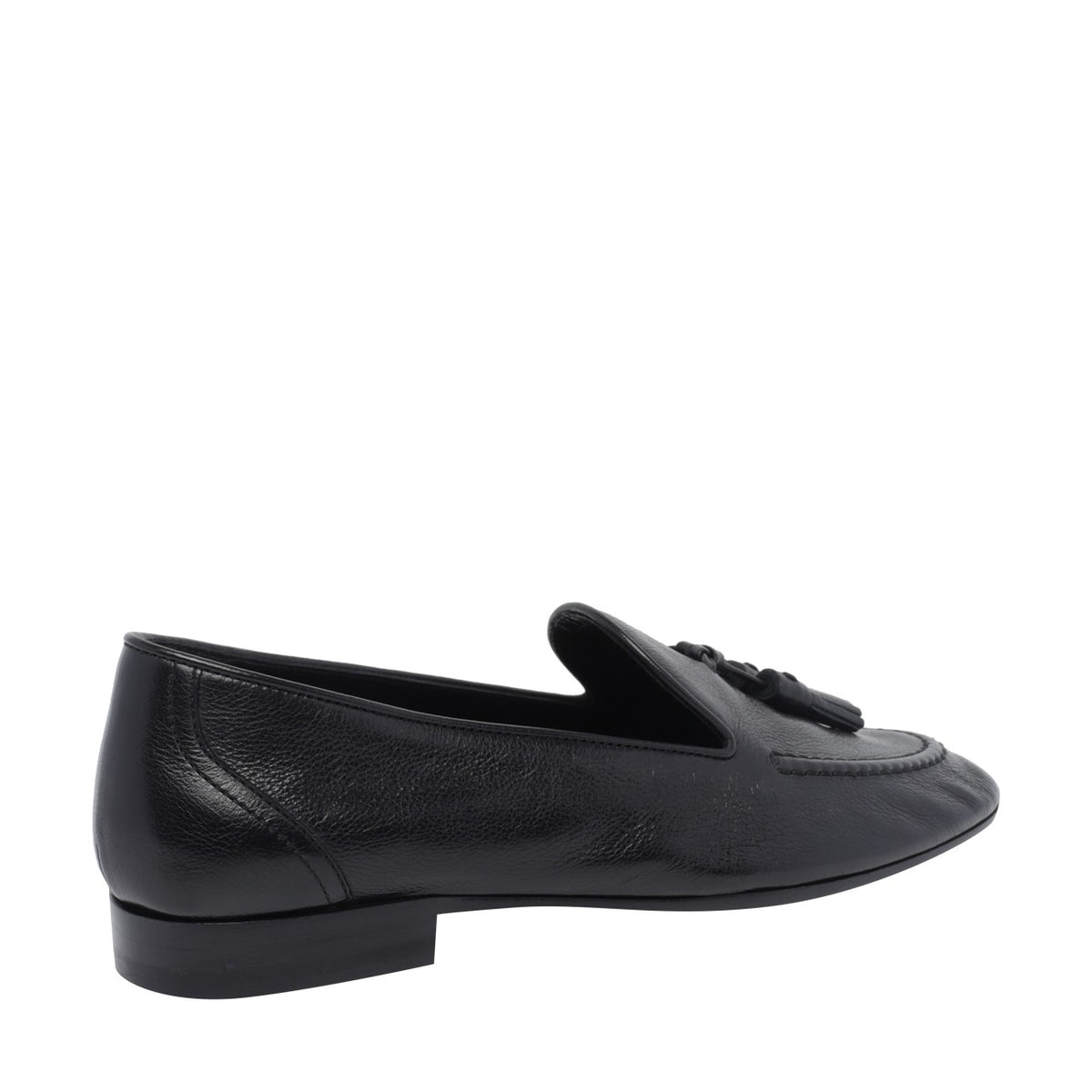 The Row Caden Suede Loafers in Black - view 3