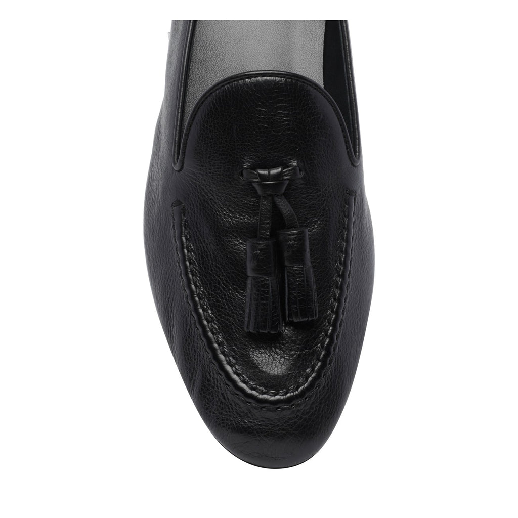 The Row Caden Suede Loafers in Black - view 4
