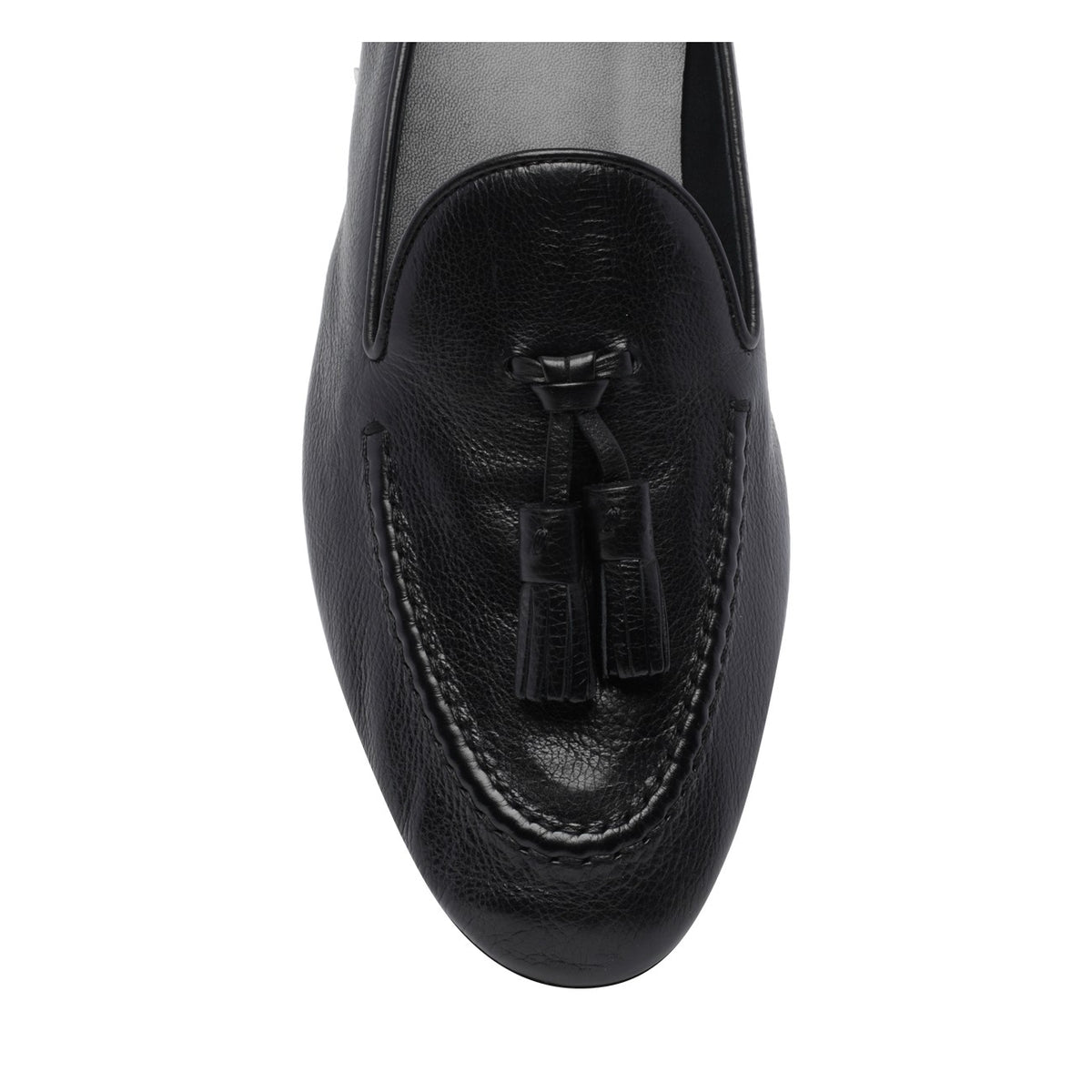 The Row Caden Suede Loafers in Black - view 4