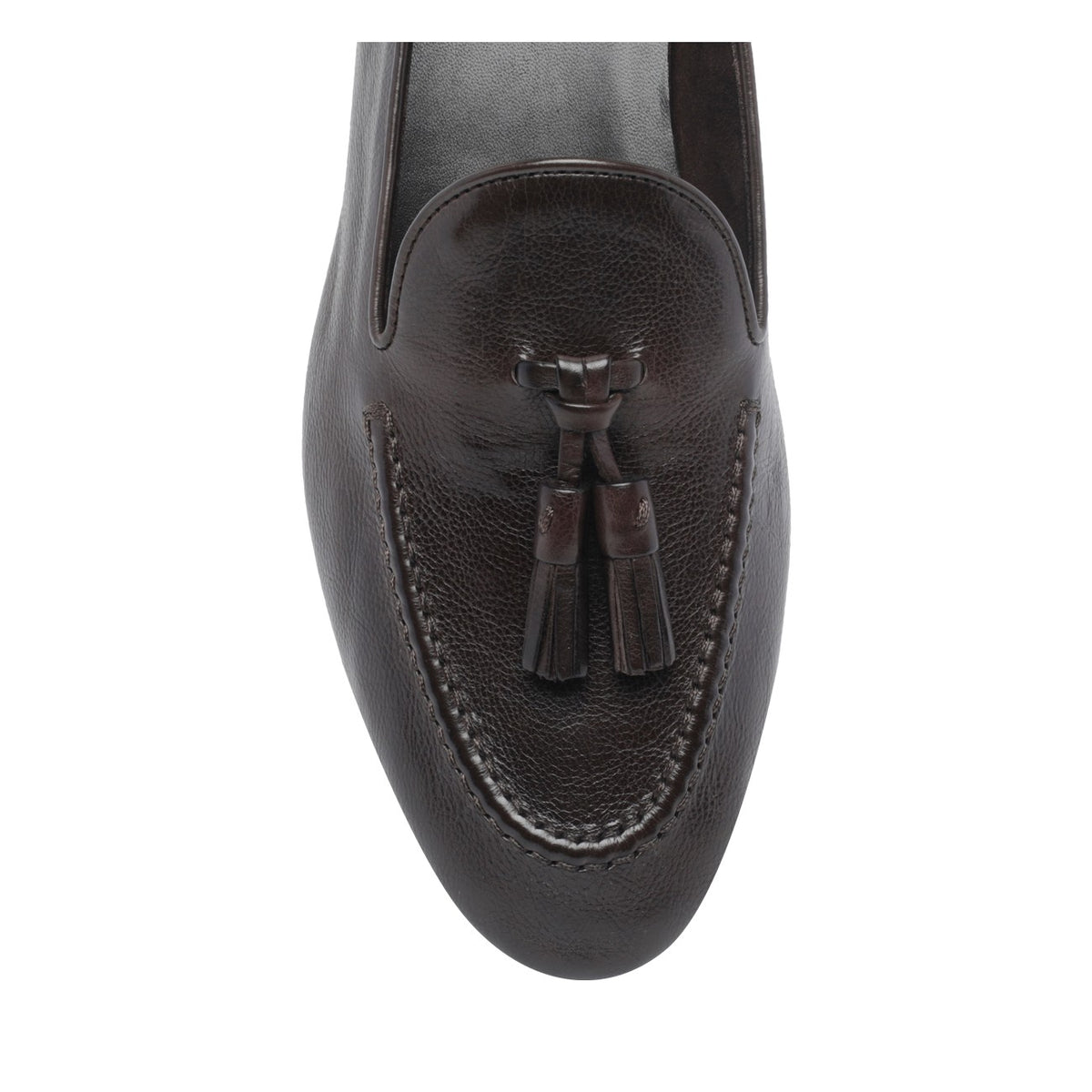 The Row Caden Suede Loafers in Brown - view 4