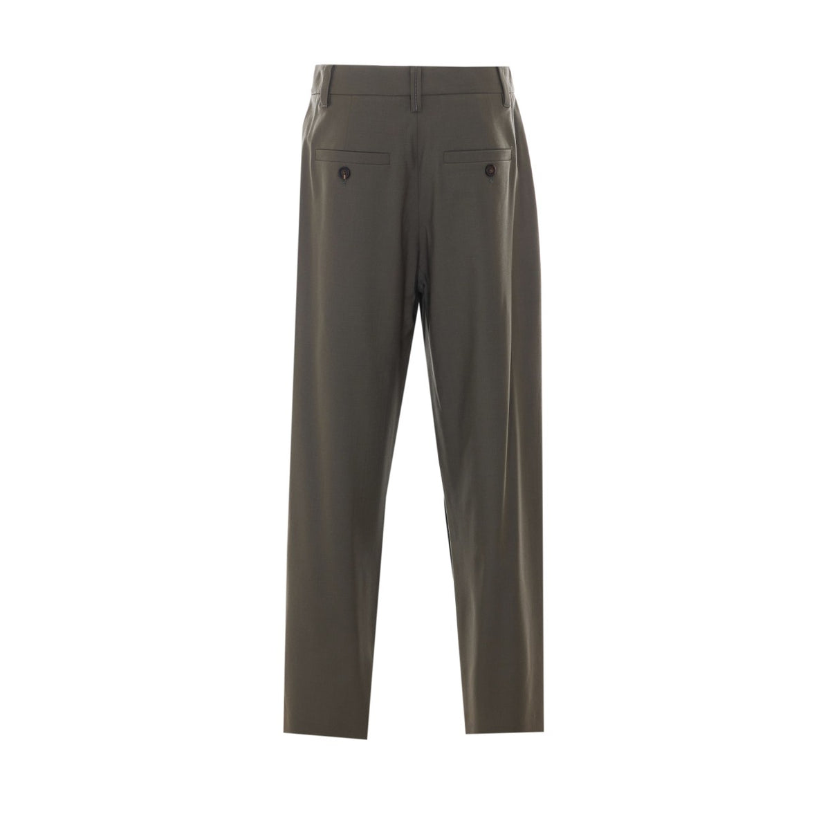 Brunello Cucinelli Wool Pants in Green - view 2