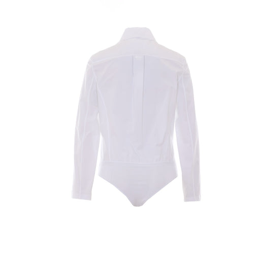 Alaia Basque Cotton Shirt in White - view 2