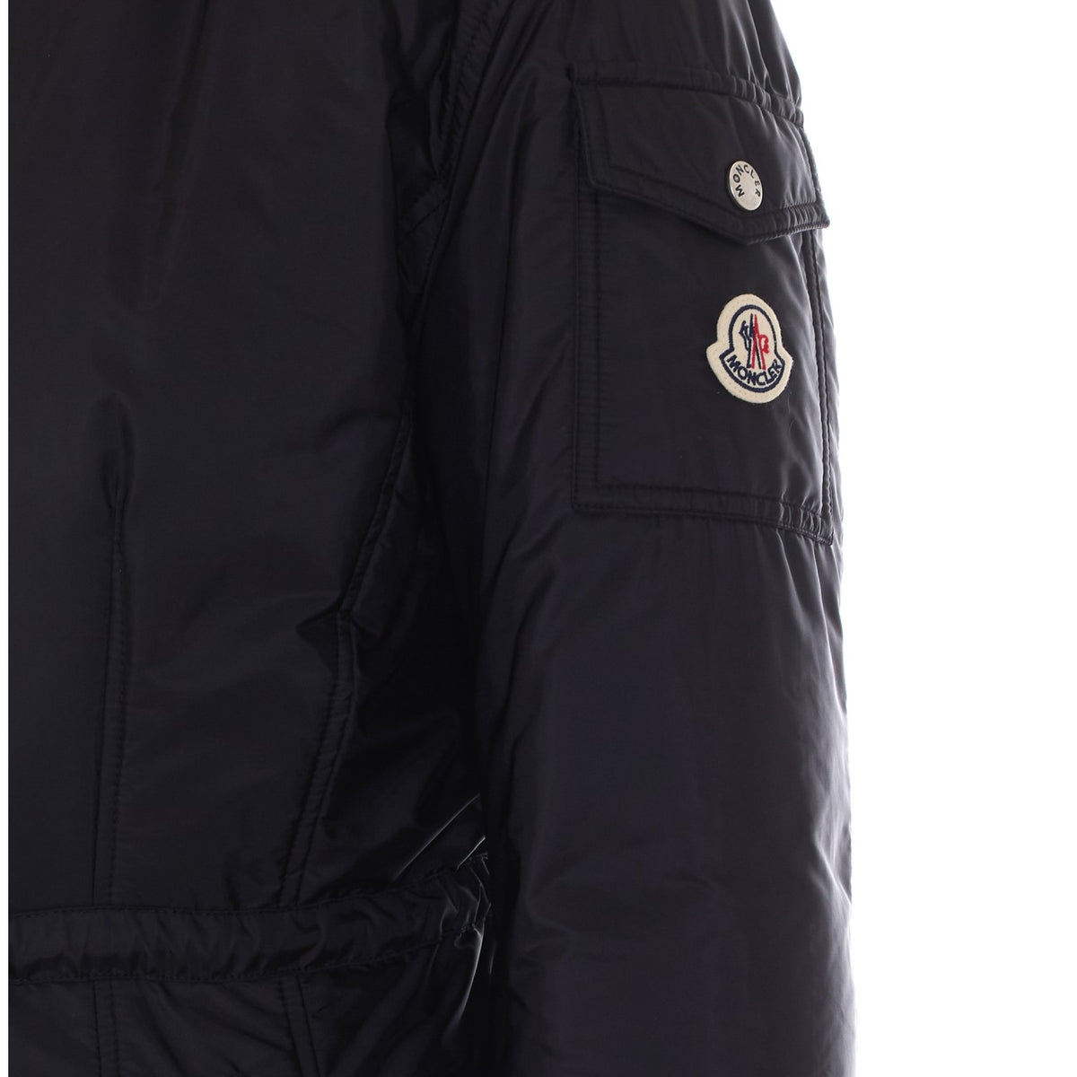 Moncler Women's Moustique Long Down Parka in Black - view 2