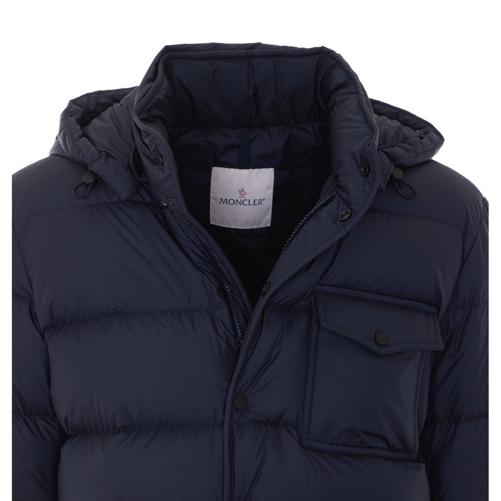 Moncler Men's Tygid Down Jacket in Navy Blue - view 4