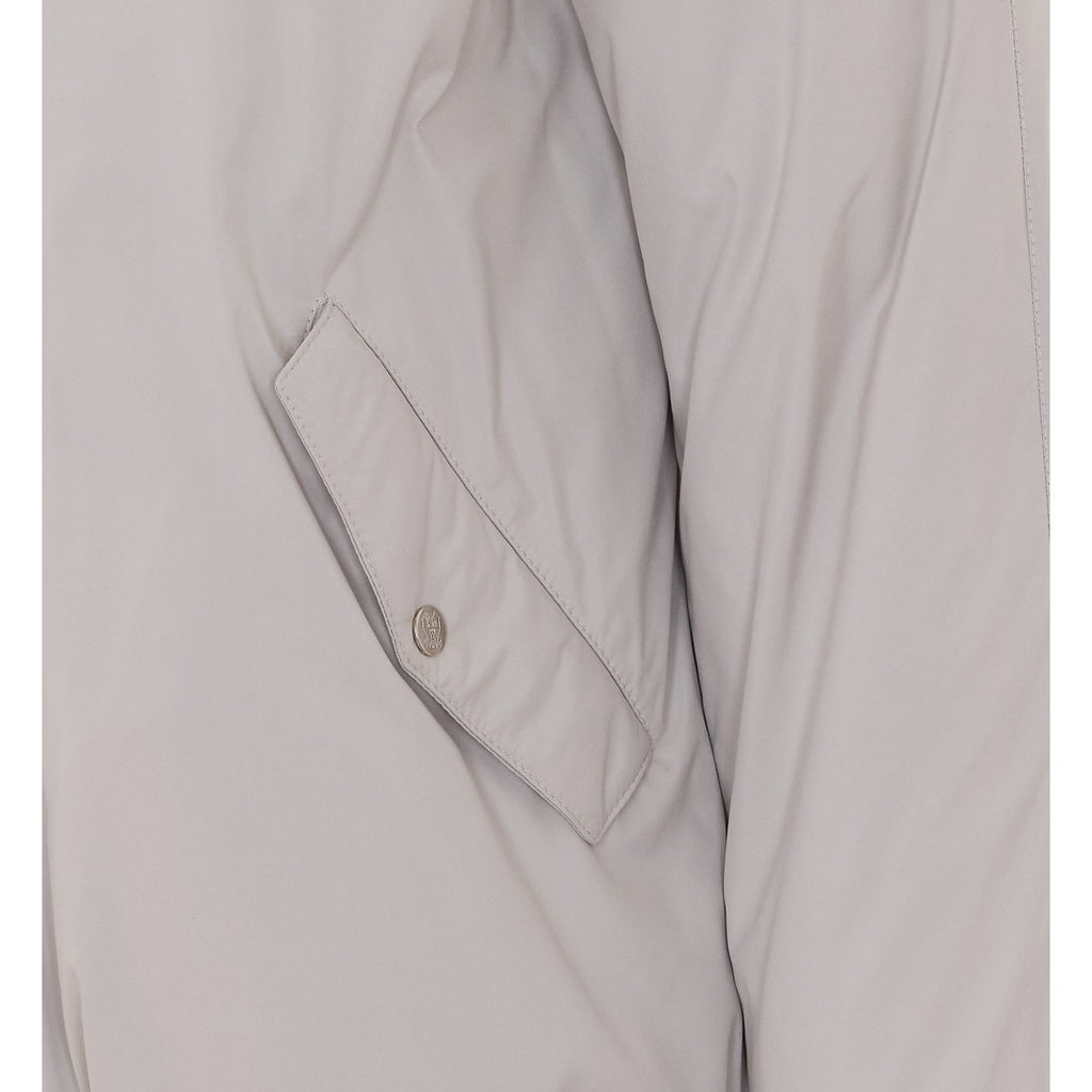 Brunello Cucinelli Men's Nylon Jacket in Light Grey - view 3