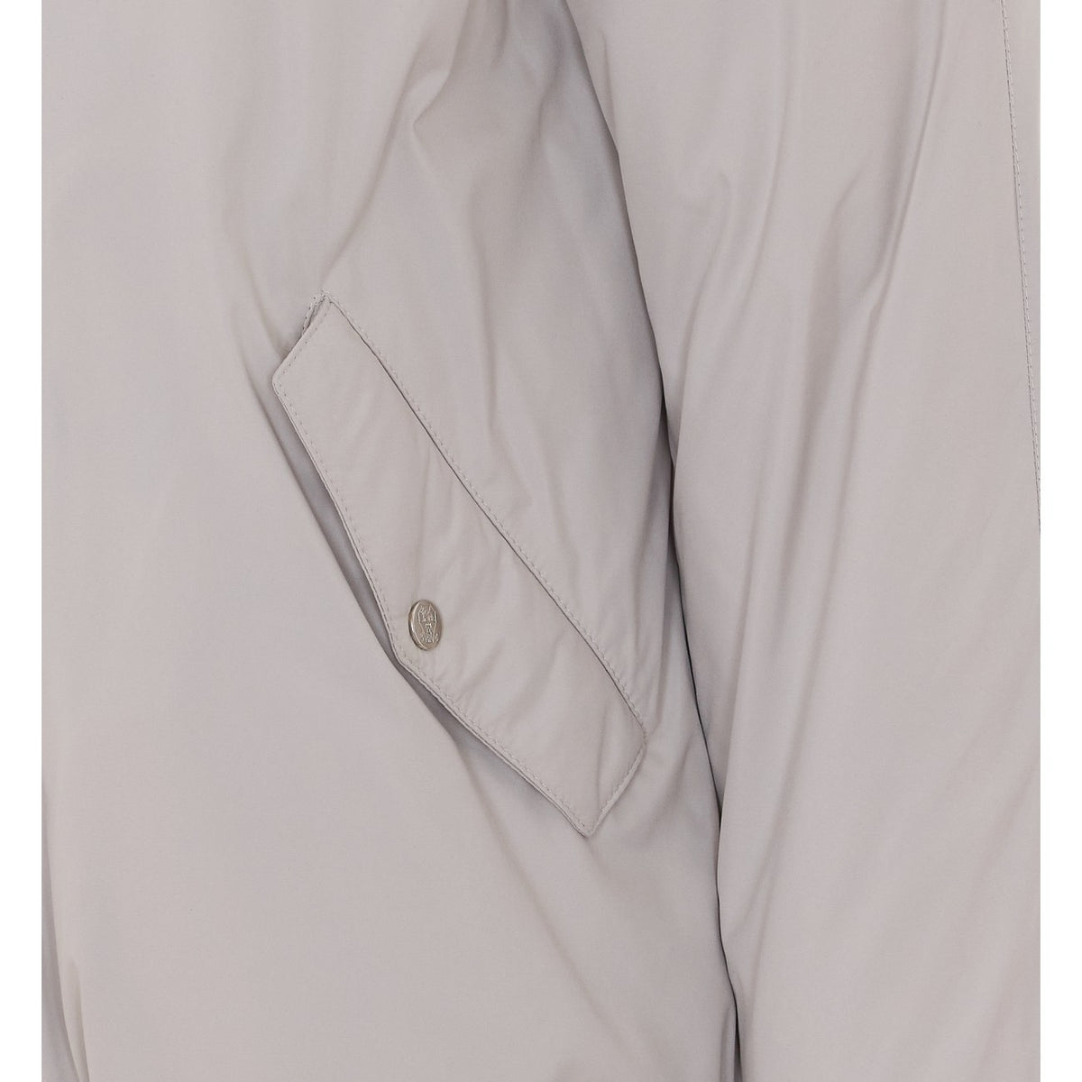 Brunello Cucinelli Men's Nylon Jacket in Light Grey - view 3