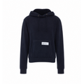Maison Margiela Men's Cotton Hoodie in Navy Blue - view 1