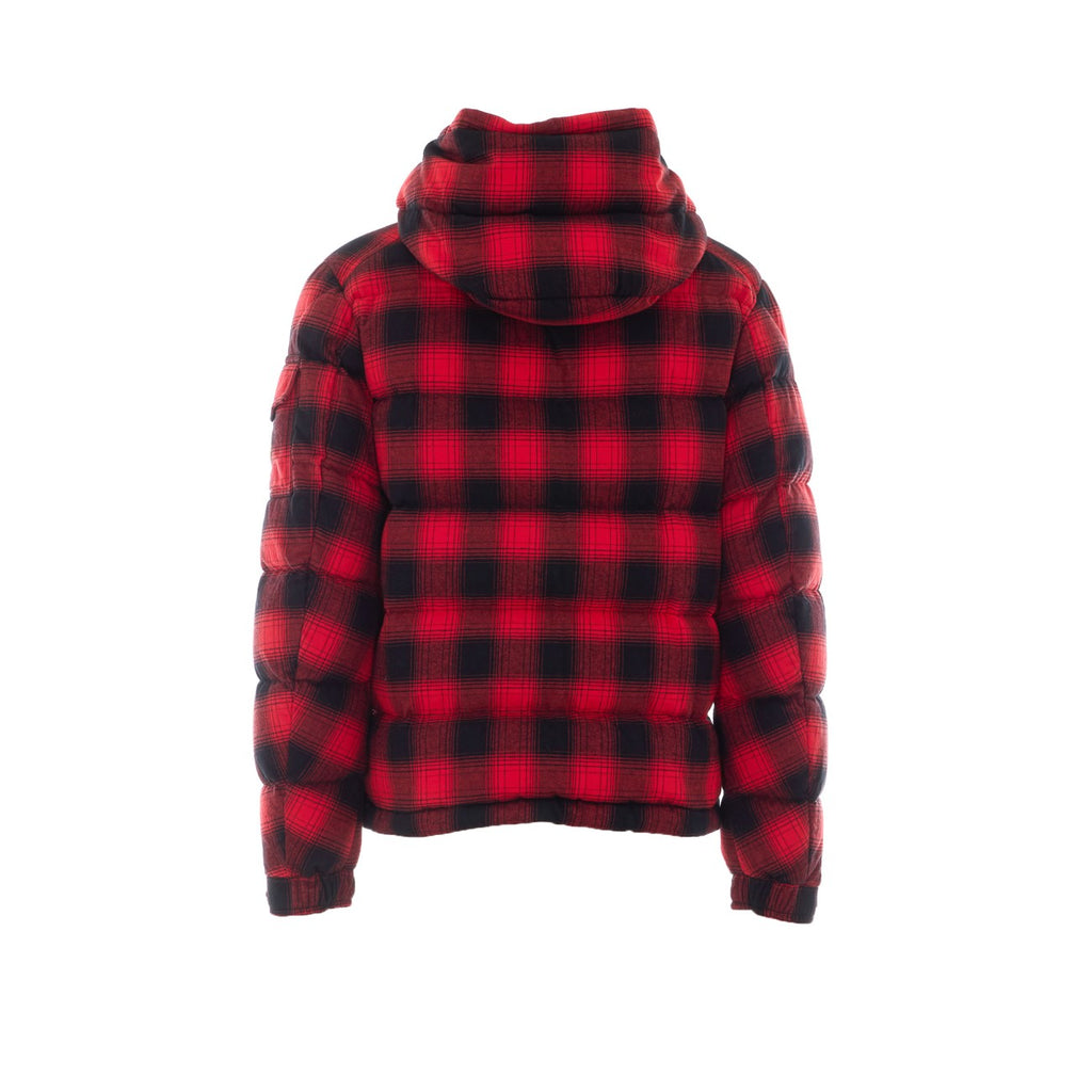 Moncler Men's Airor Check Down Jacket in Red - view 3