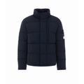 Stone Island Men's Cotton Nylon Down Jacket in Navy Blue - view 1
