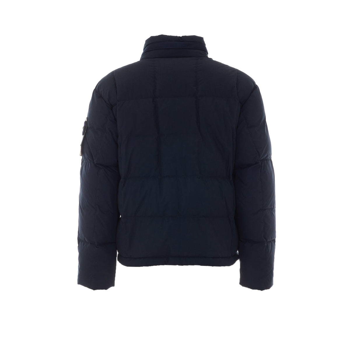 Stone Island Men's Cotton Nylon Down Jacket in Navy Blue - view 3