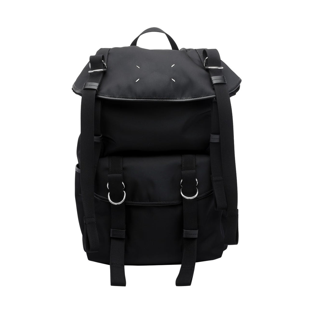 Maison Margiela Men's High Tech Fabric Backpack in Black - view 1