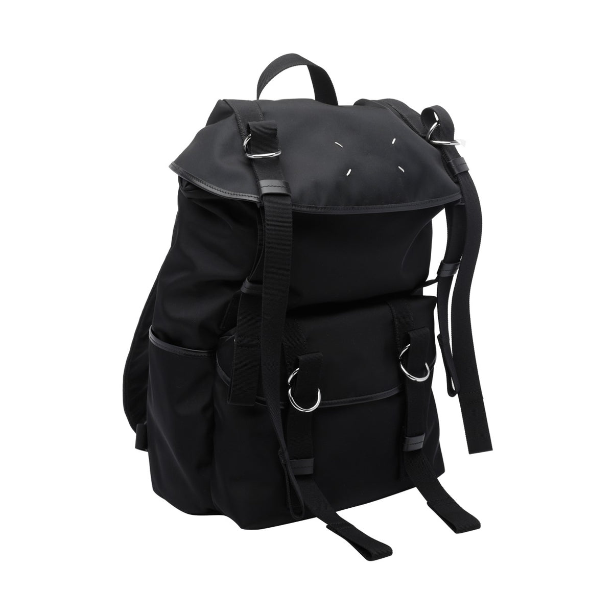 Maison Margiela Men's High Tech Fabric Backpack in Black - view 2