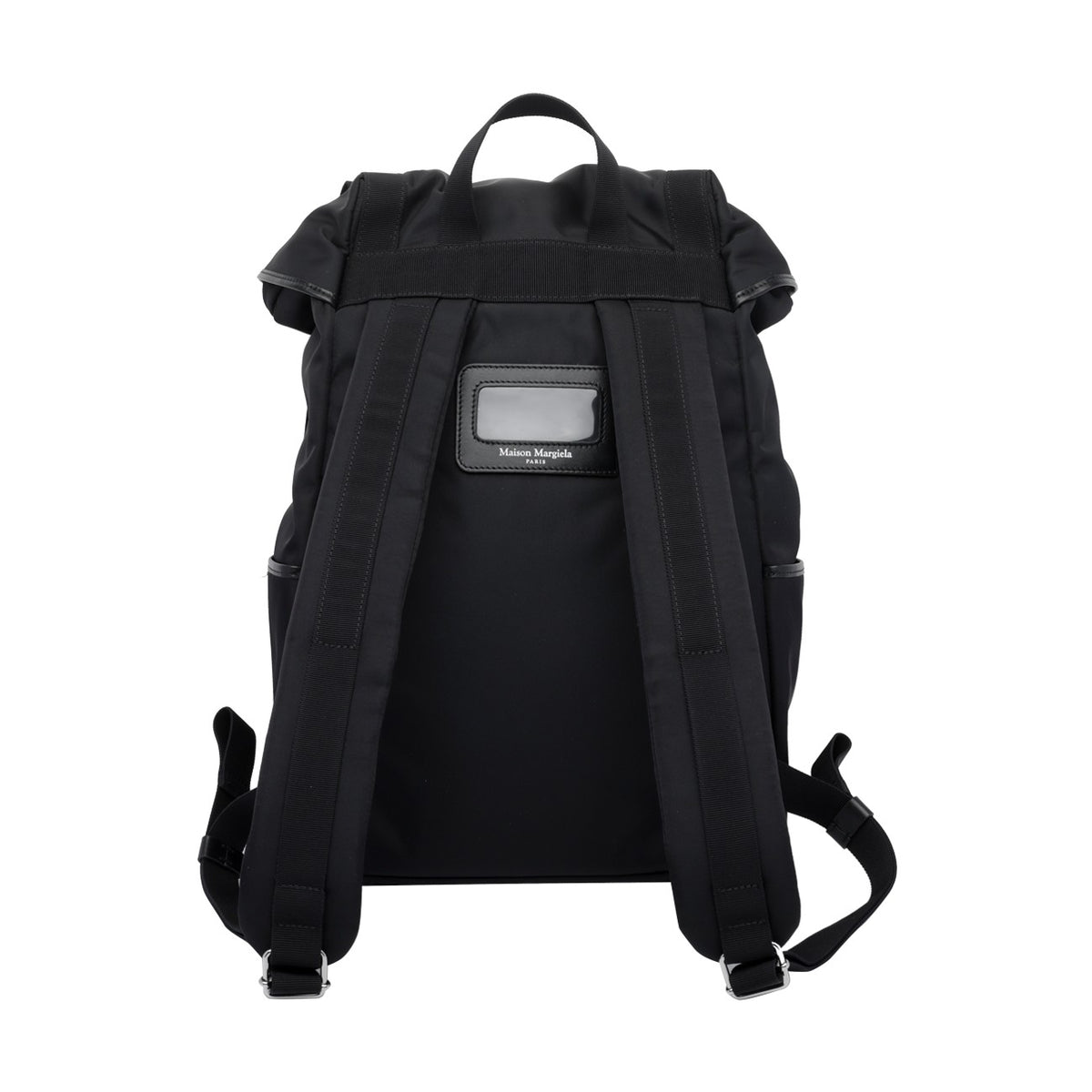 Maison Margiela Men's High Tech Fabric Backpack in Black - view 3
