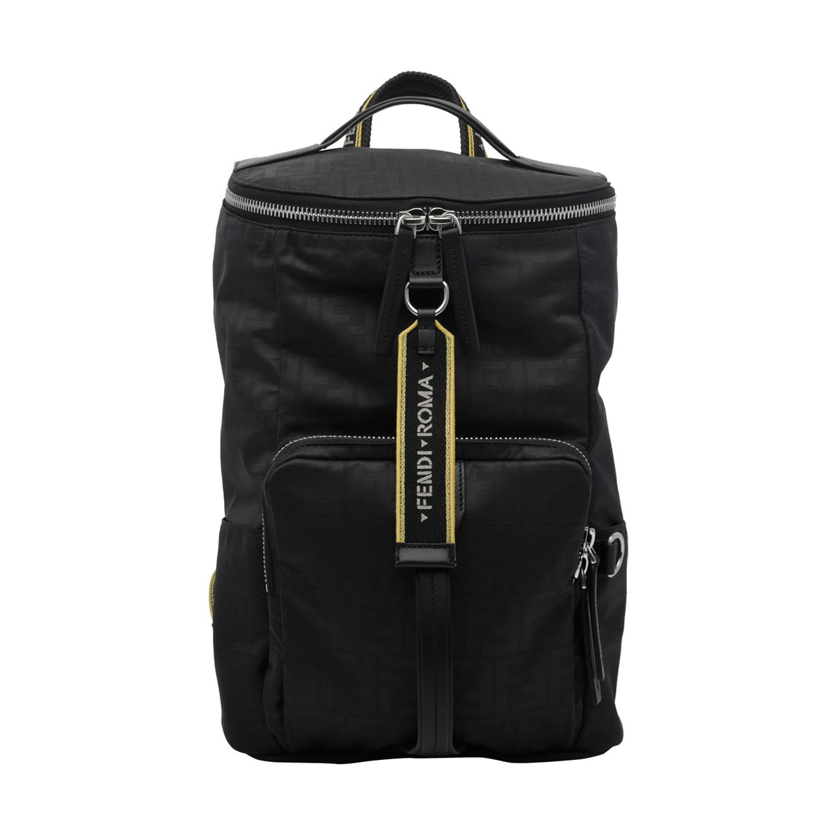 Fendi Men's Superlight FF Canvas Backpack in Black - view 1