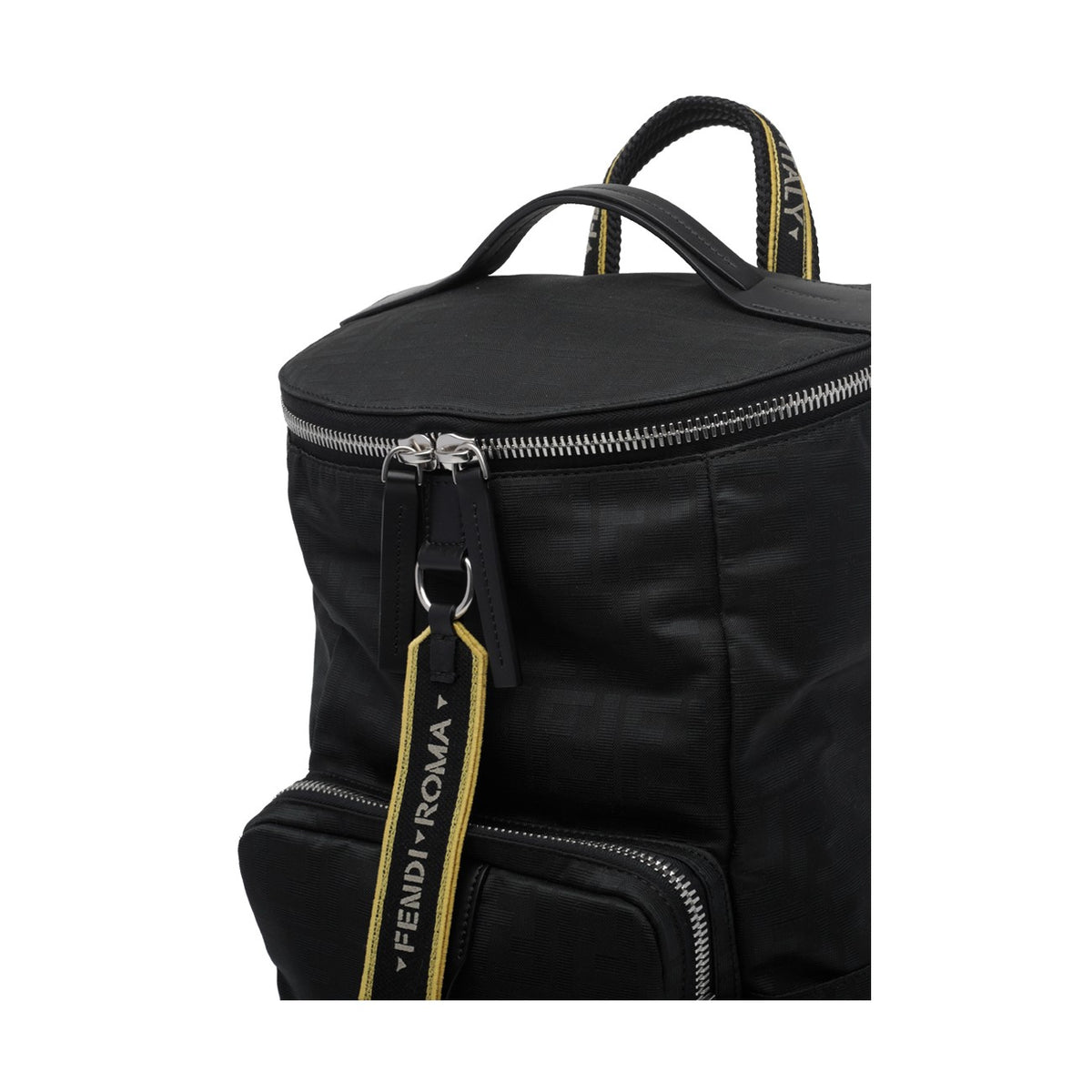 Fendi Men's Superlight FF Canvas Backpack in Black - view 2