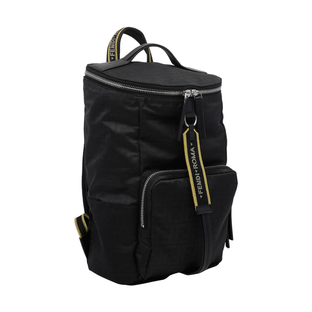 Fendi Men's Superlight FF Canvas Backpack in Black - view 3