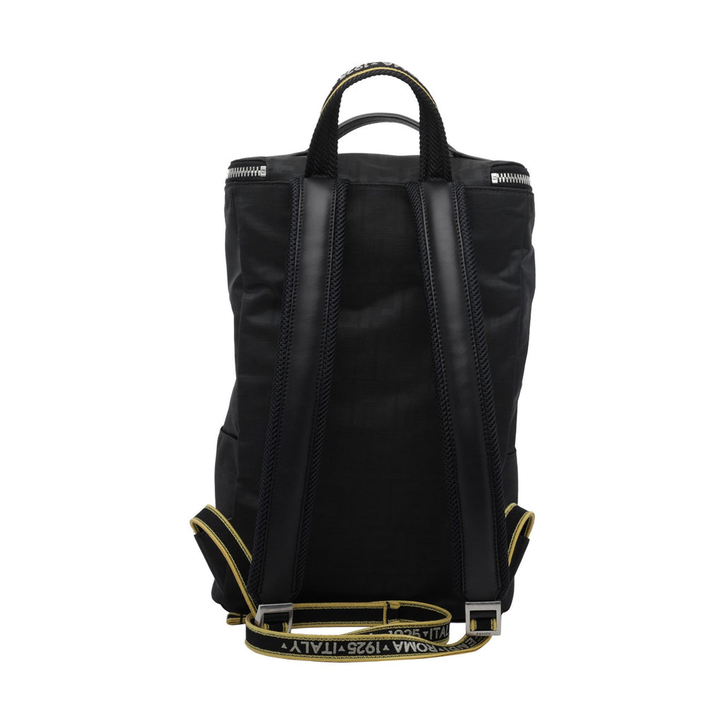 Fendi Men's Superlight FF Canvas Backpack in Black - view 4
