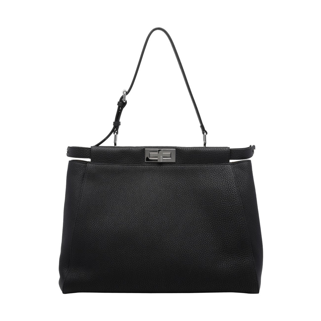 Fendi Men's Large My Peekaboo Leather Bag in Black - view 1