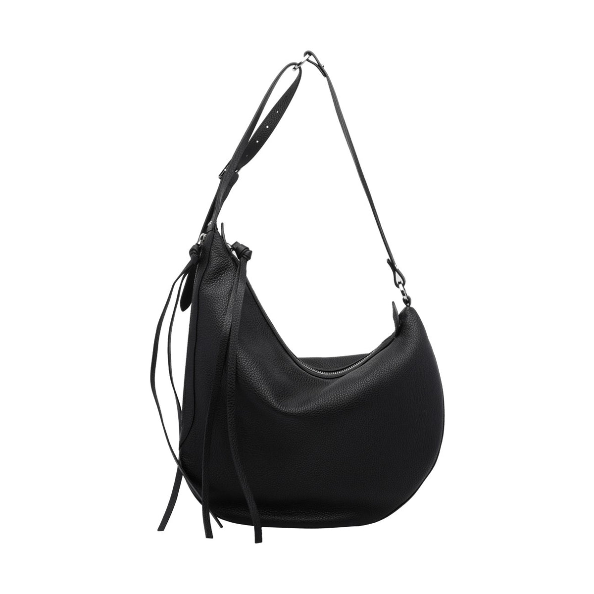 Fendi Men's Large Oyster Leather Shoulder Bag in Black - view 1