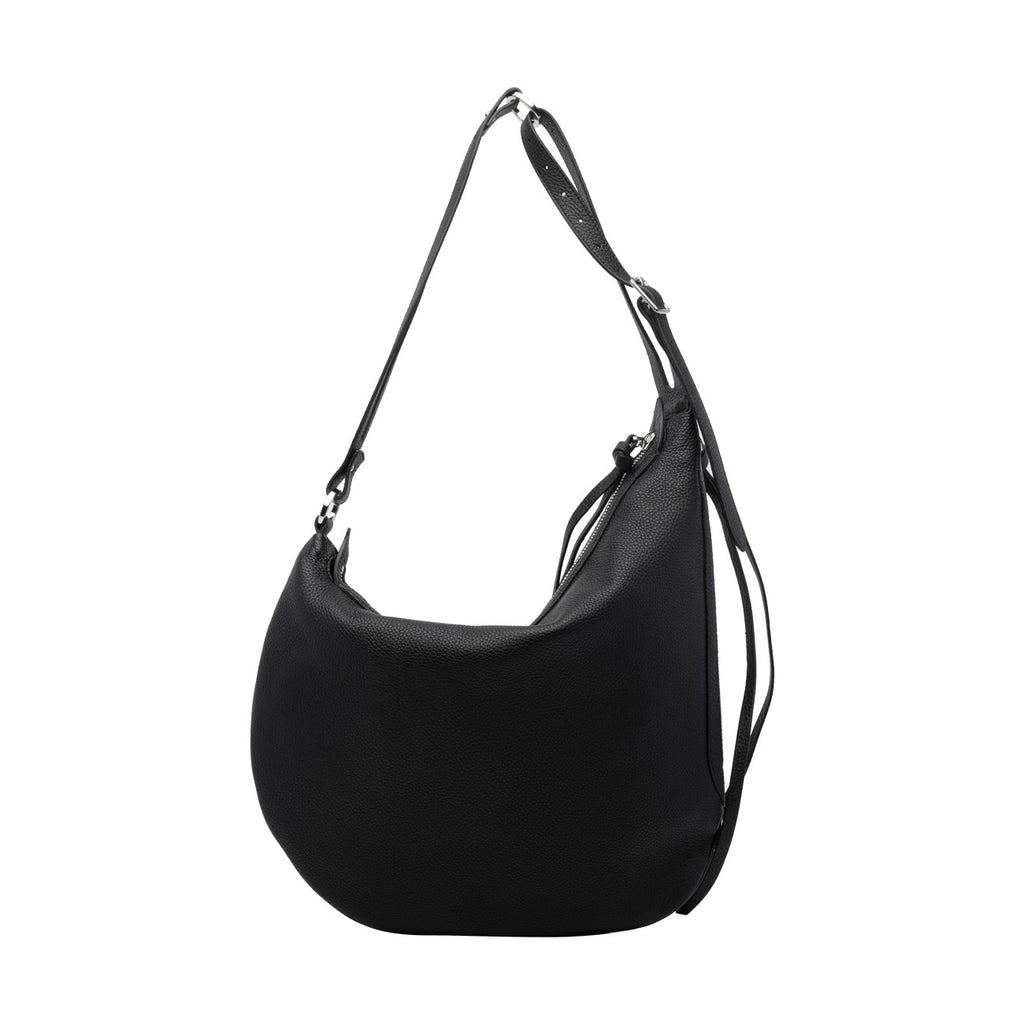 Fendi Men's Large Oyster Leather Shoulder Bag in Black - view 4