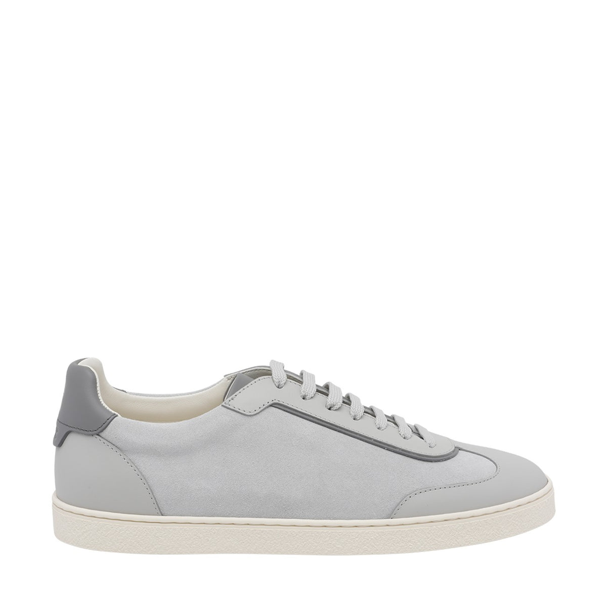 Brunello Cucinelli Men's Suede Sneakers in Grey - view 1