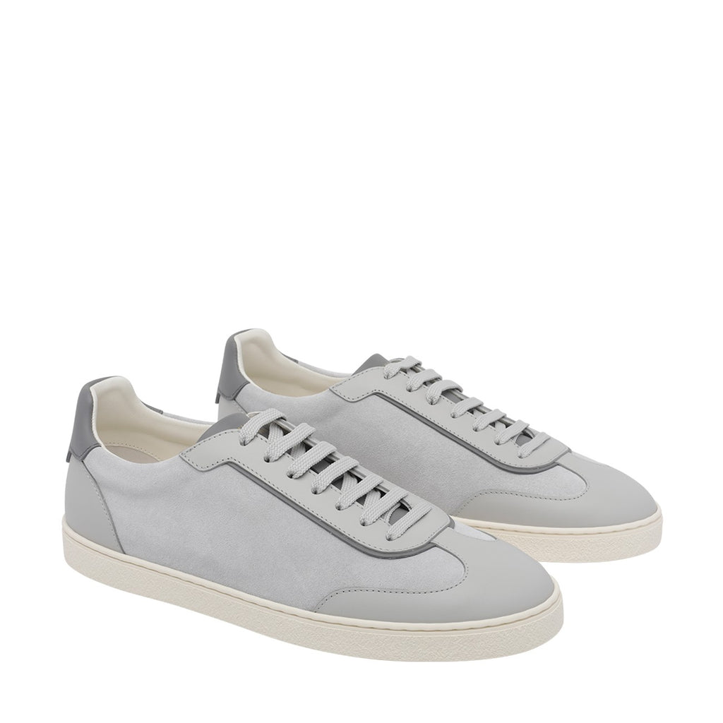 Brunello Cucinelli Men's Suede Sneakers in Grey - view 3