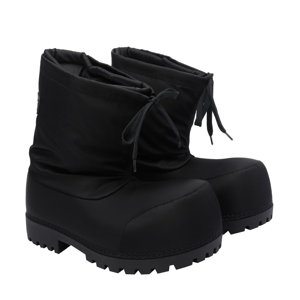 Balenciaga Men's Nylon Alaska Low Booties in Black - view 3