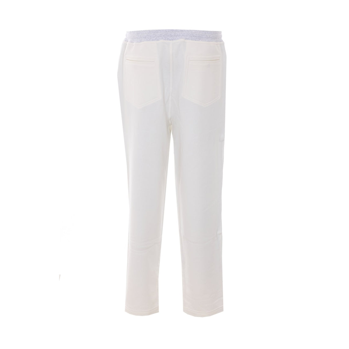 Brunello Cucinelli Men's Cotton Track Pants in White - view 3