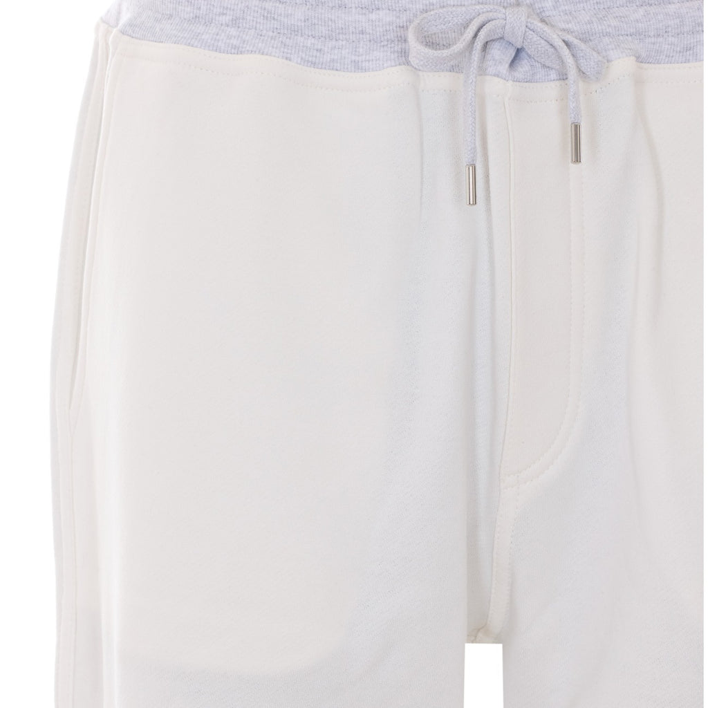 Brunello Cucinelli Men's Cotton Track Pants in White - view 4
