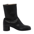 Maison Margiela Men's Leather Tabi Boots in Black - view 1
