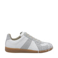 Maison Margiela Men's Leather Replica Sneakers in White - view 1