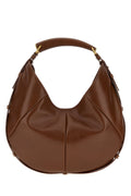 Saint Laurent Women's Leather Mombasa Medium Bag in Brown - view 1
