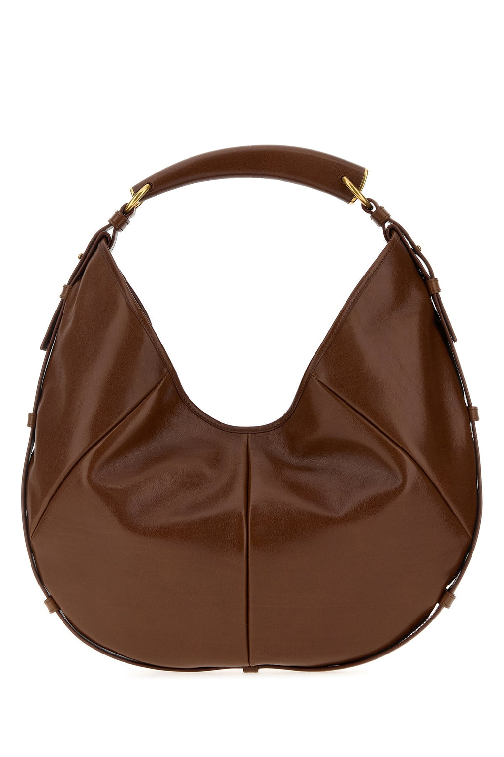 Saint Laurent Women's Leather Mombasa Medium Bag in Brown - view 3