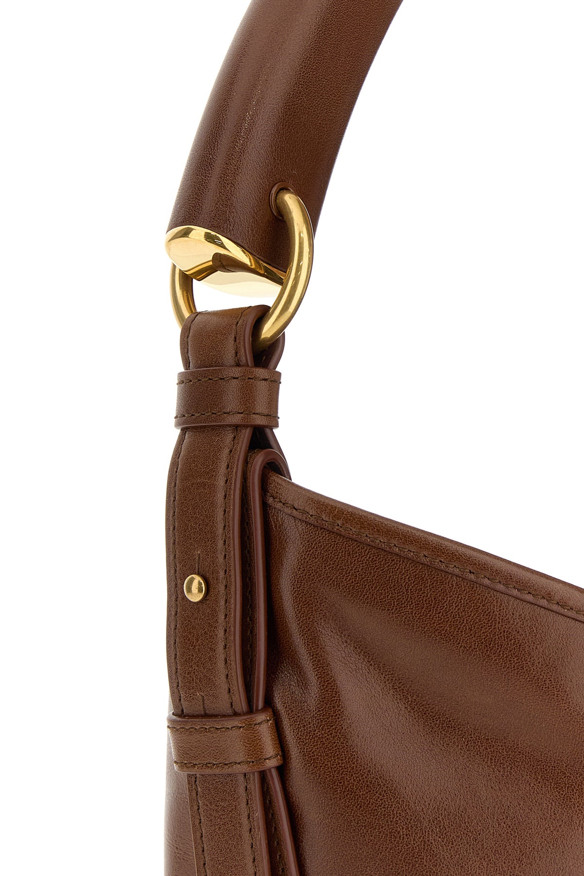 Saint Laurent Women's Leather Mombasa Medium Bag in Brown - view 4