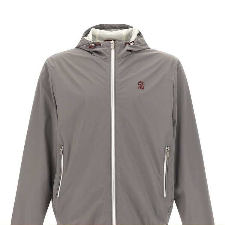 Brunello Cucinelli Men's Jacket in Grey