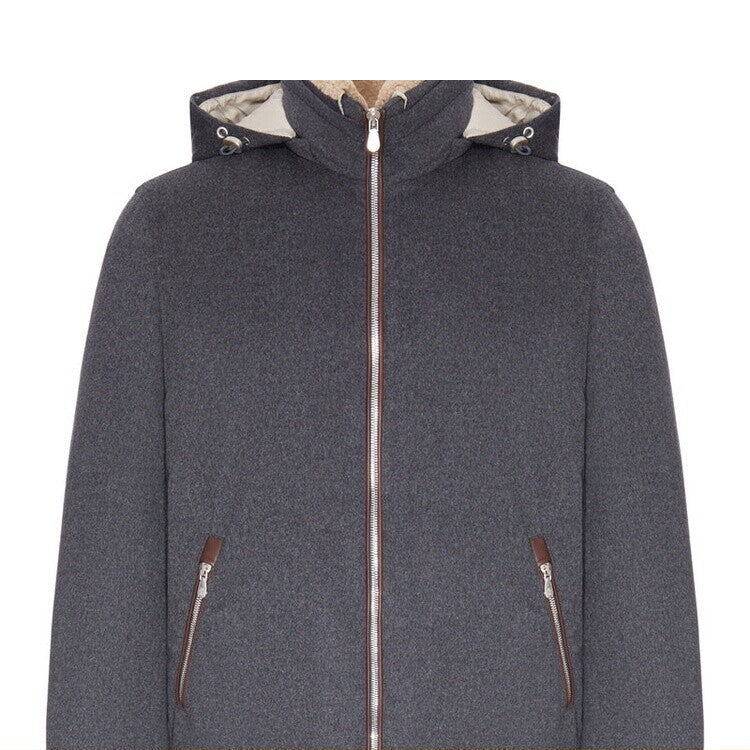 Brunello Cucinelli Men's Jacket in Grey