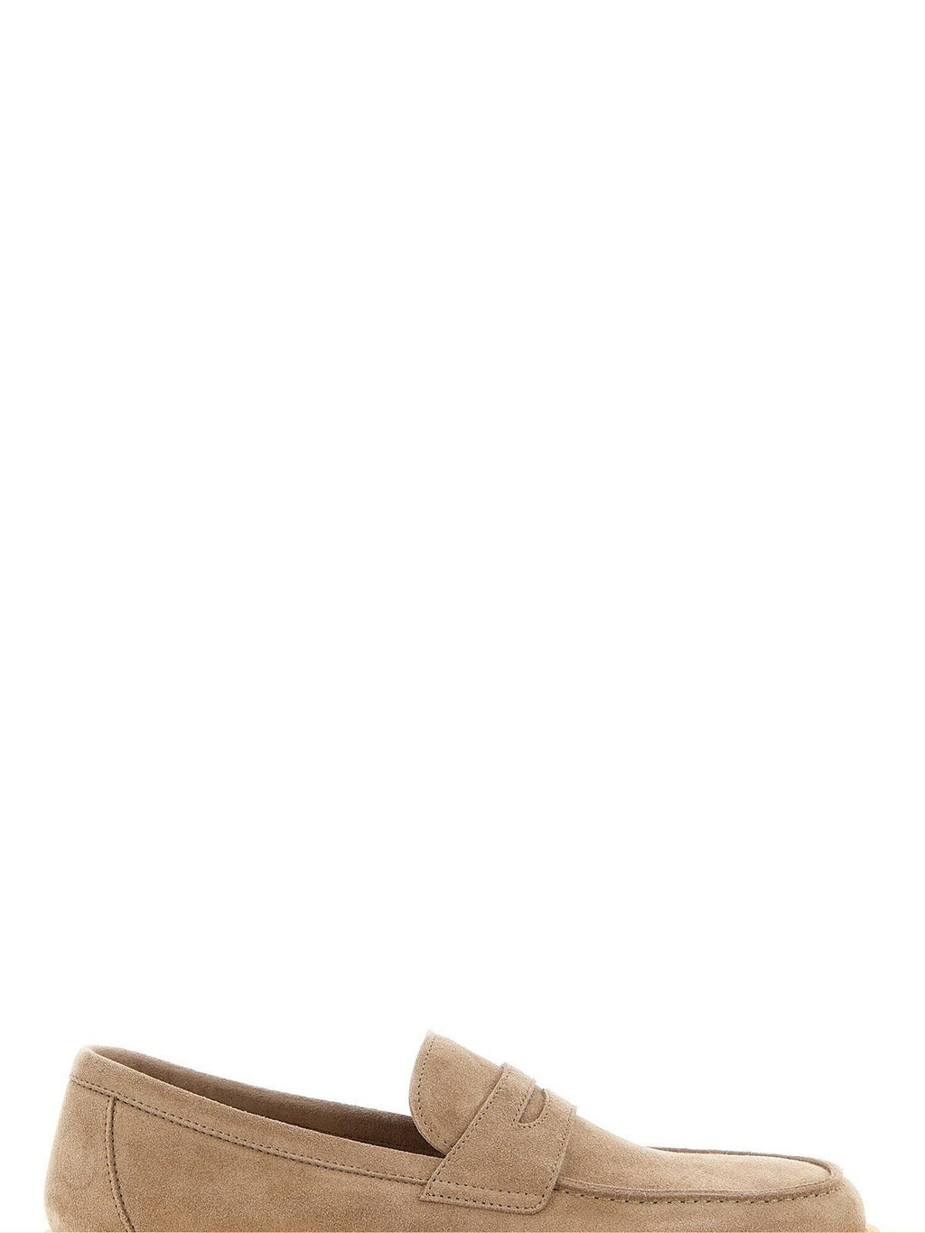 Brunello Cucinelli Men's Loafers in Beige