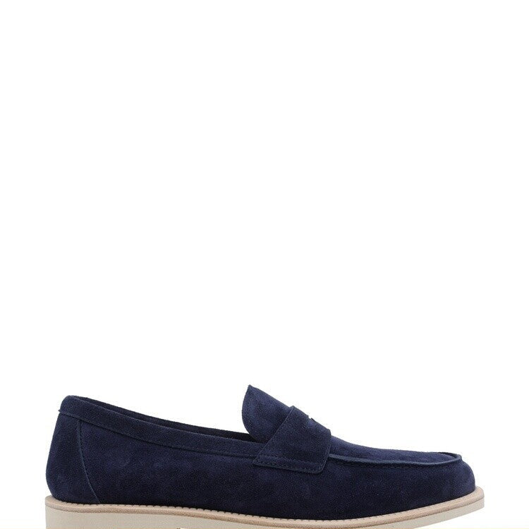 Brunello Cucinelli Men's Loafers in Blue
