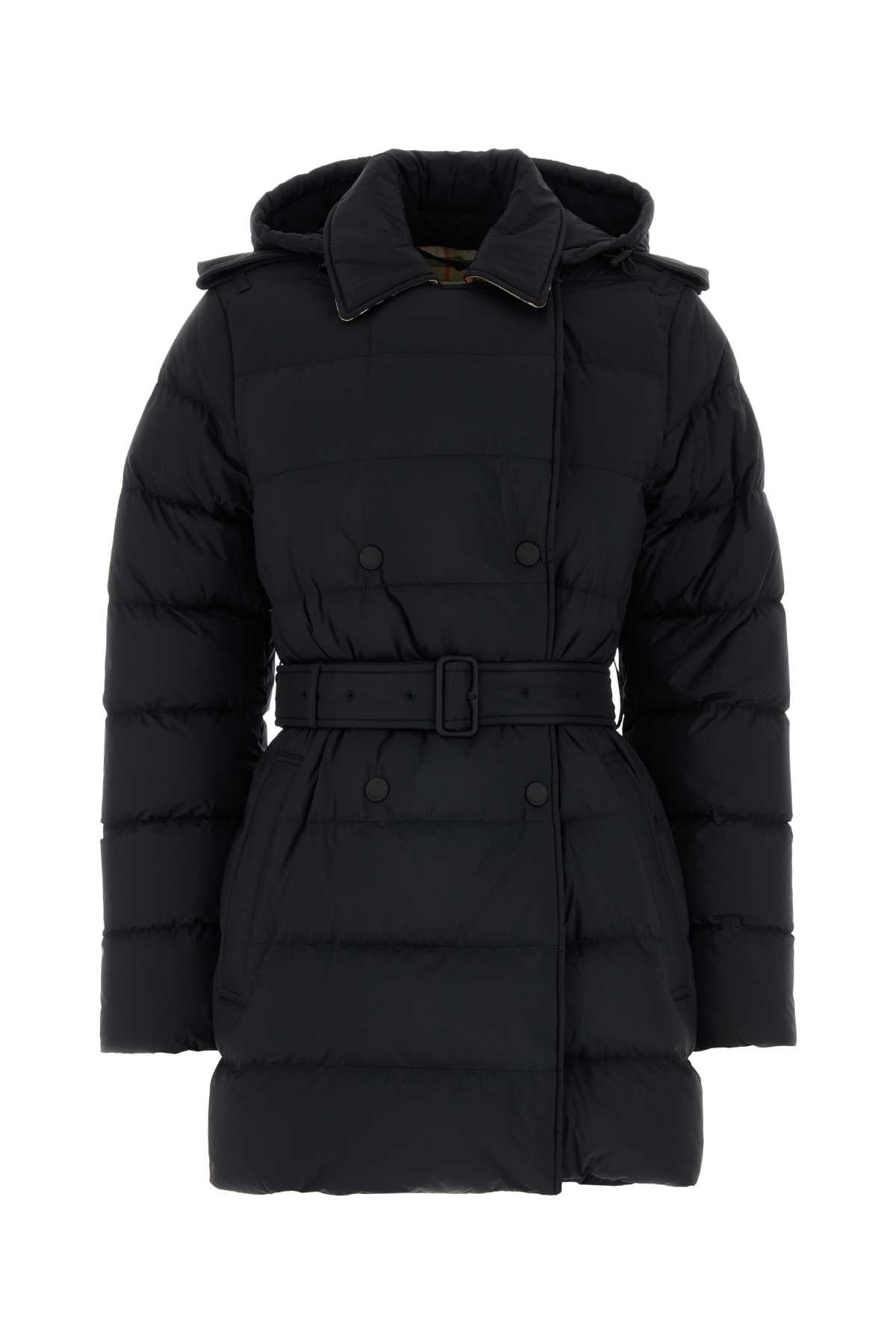 Burberry Women's Short Nylon Puffer Coat in Black - view 1