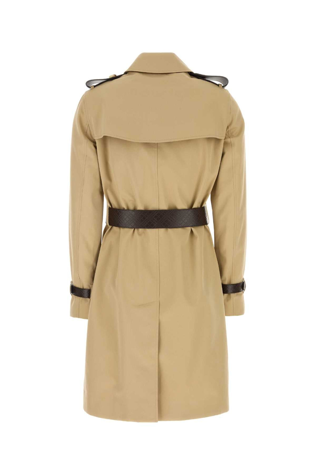 Burberry Women's Cotton Belted Trench Coat in Camel - view 2